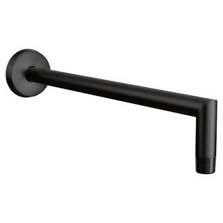 MOEN Extended Reach 14 in. Rainshower Shower Arm in Matte Black S110BL