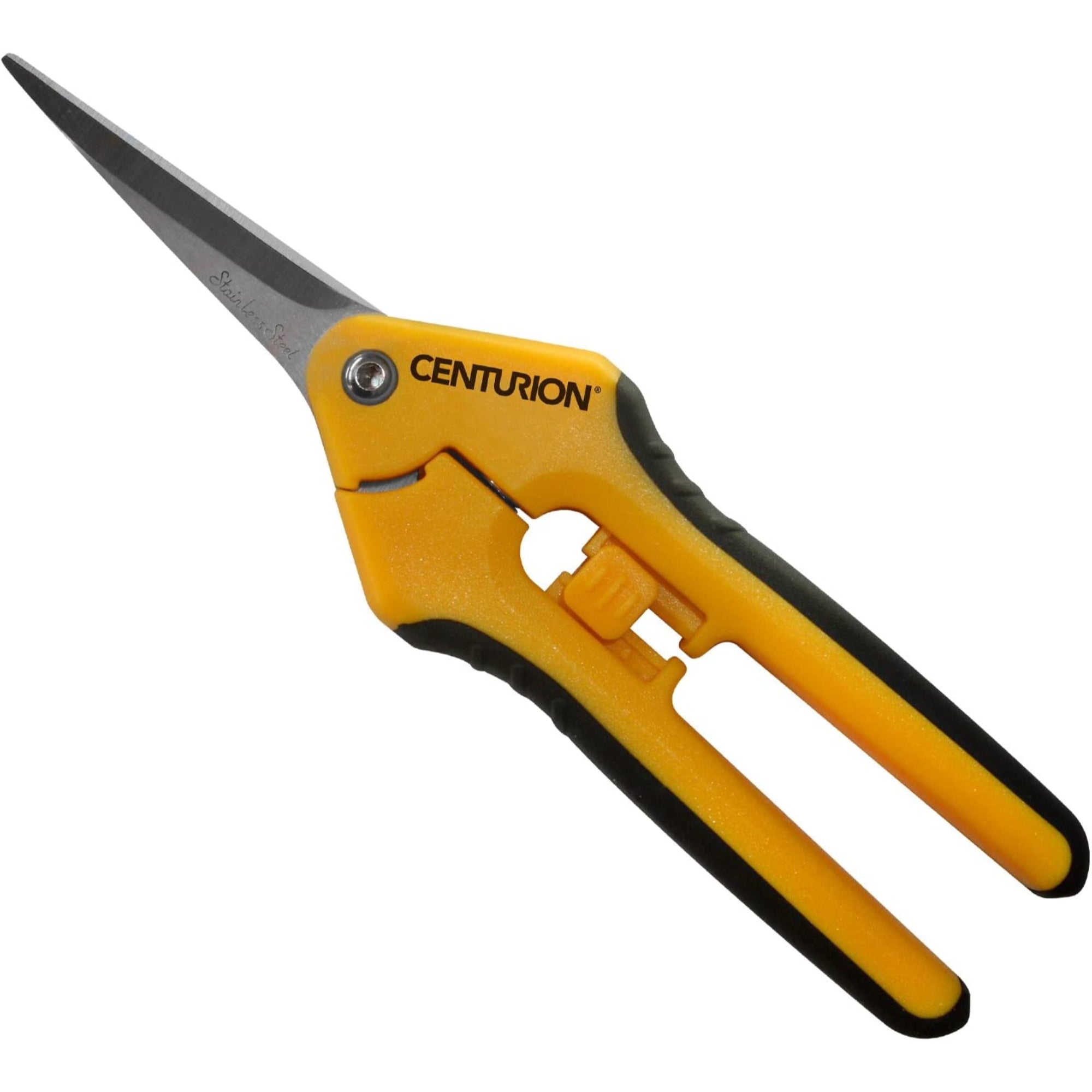 Centurion (#197) Precision Garden Flower/Plant Snip Pruner, Yellow, 6.5"