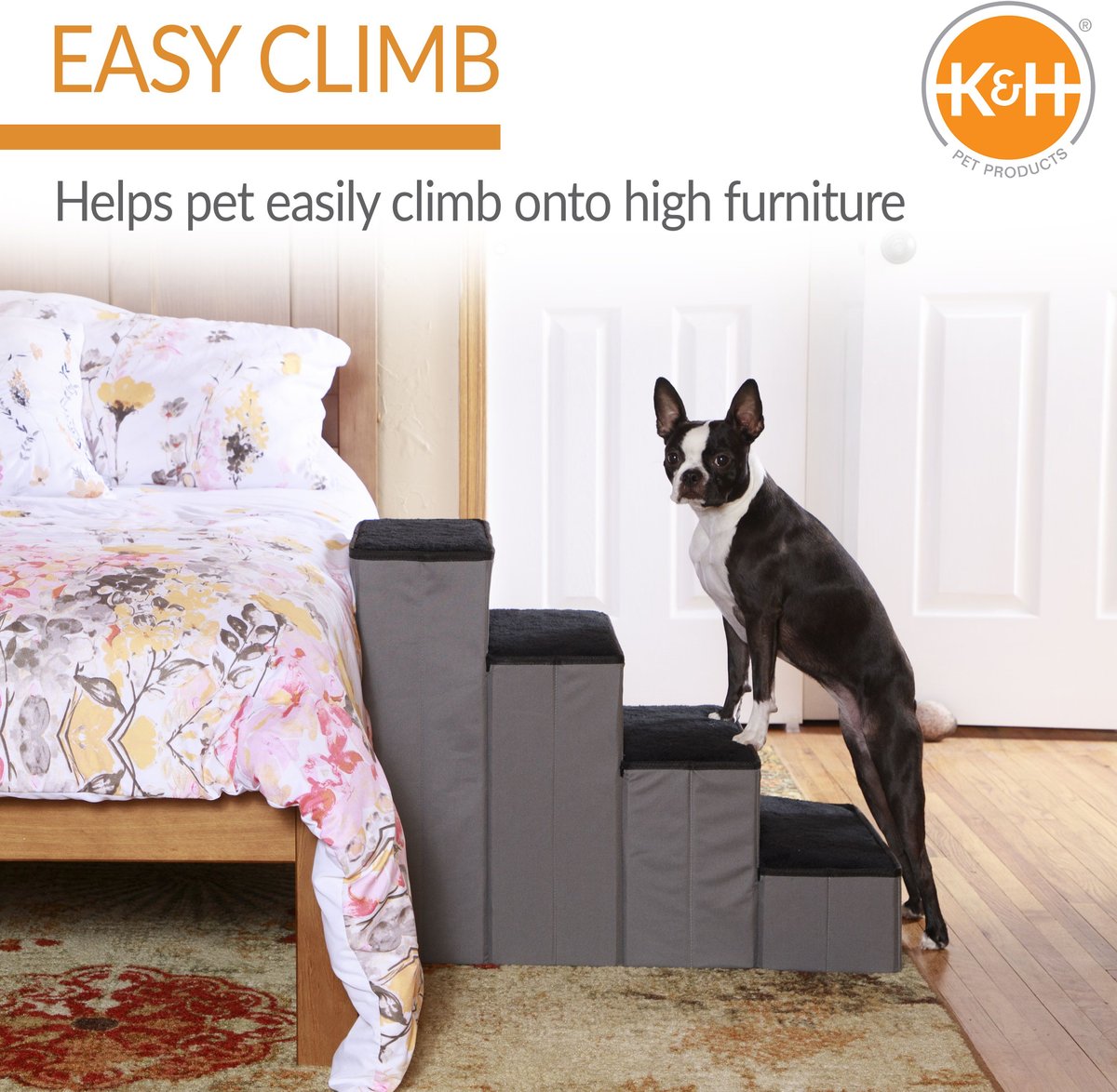 KandH Pet Products Dog Stair Steps w/ Storage