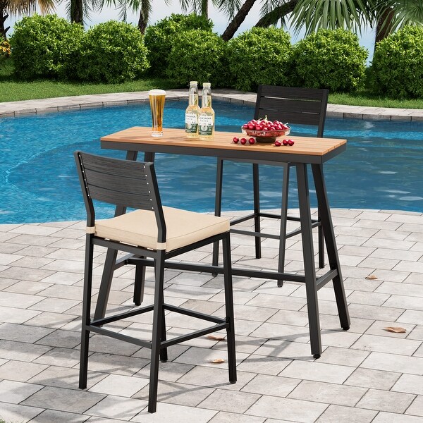 VredHom Outdoor Bar Table Bistro Dining Table