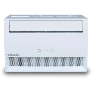 FREONIC 8000 BTU 115-Volt Sleek Design Window Air Conditioner Cooling 350 sq. Ft in White FHCW081ABE