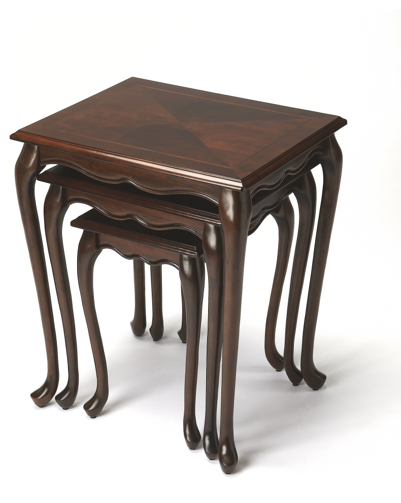 Thatcher Set of 3 Nesting Tables   Traditional   Coffee Table Sets   by Butler Specialty Company  Houzz