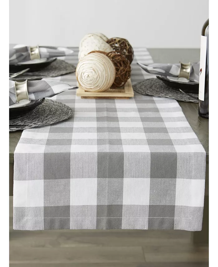 Design Imports Buffalo Check Table Runner 14 x 108