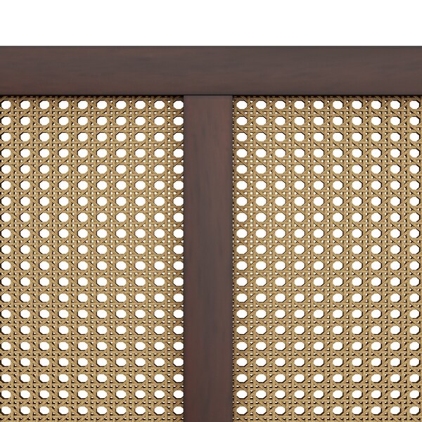 Serena Wood and Cane Panel Headboard - - 34856919