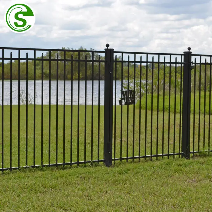 New style simple assembly high quality custom metal fence panels for outdoor garden supplies