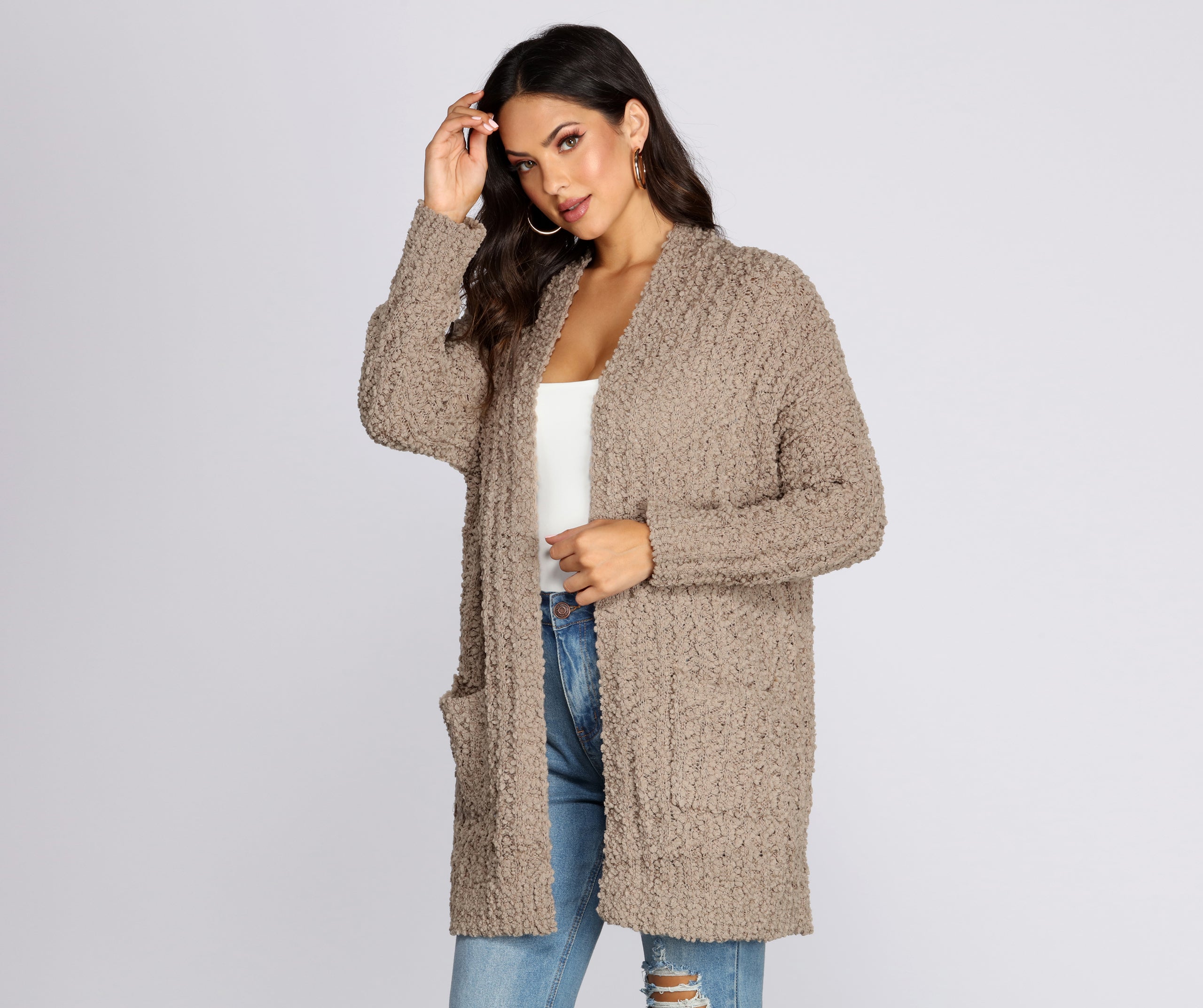 Sweet And Cozy Oversized Cardigan