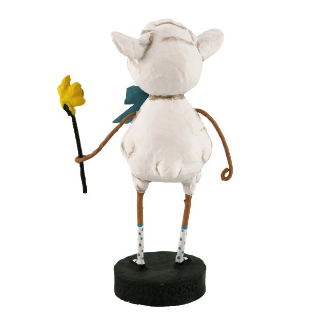 Lori Mitchell Little Lost Lamb One Figurine 5 5 Inches Easter Spring Daffodil 33164 Resin White