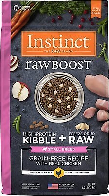 Instinct Raw Boost Small Breed Grain-Free Recipe with Real Chicken and Freeze-Dried Raw Pieces Dry Dog Food