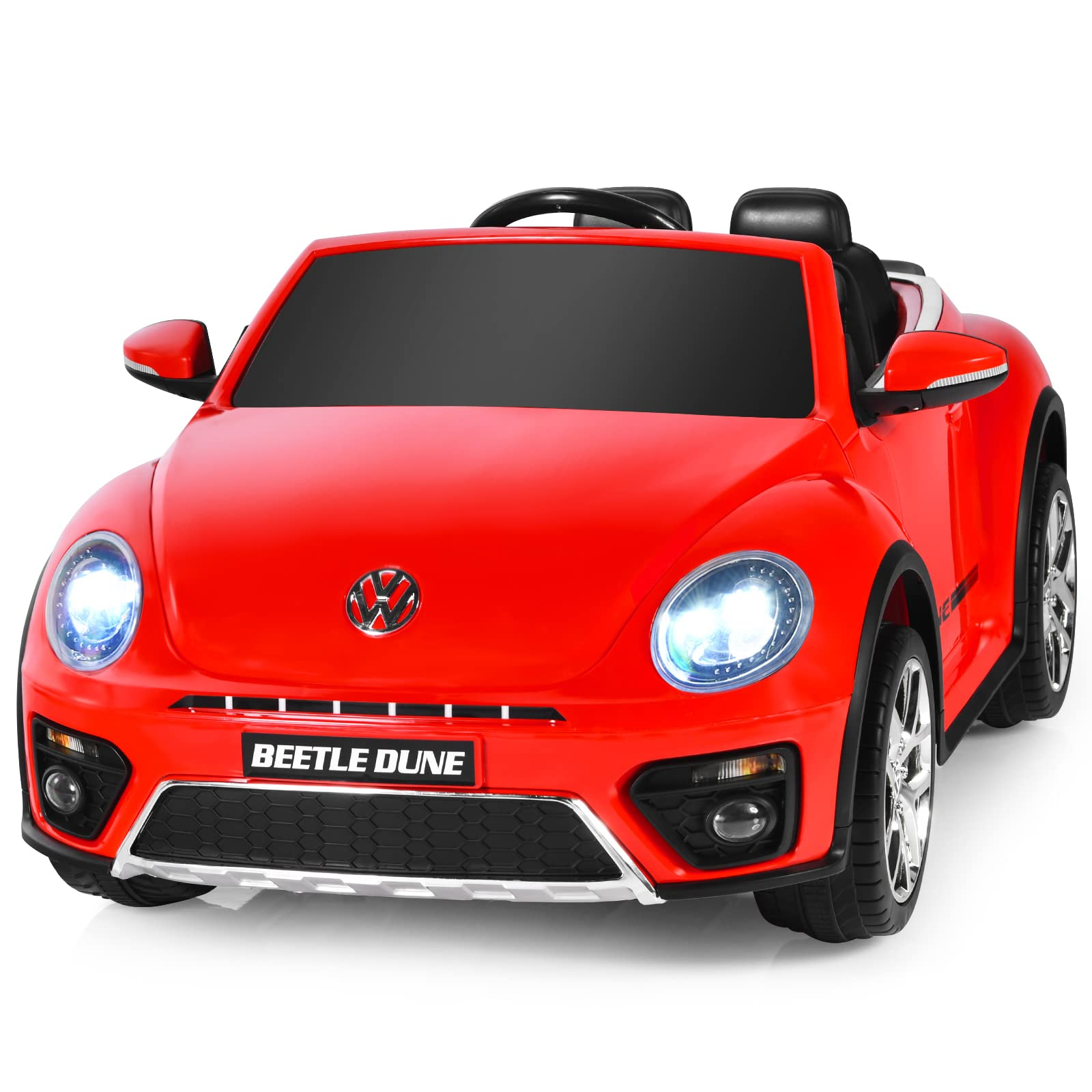 Costzon Ride on Car, 12V Licensed Volkswagen Battery Powered Vehicle w/Remote Control