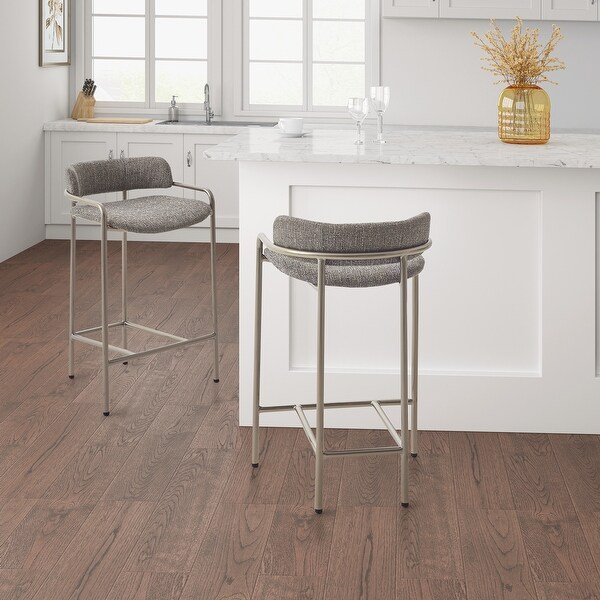 Madison Park Jakoba Brown Multi Counter stool