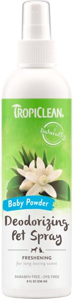 TropiClean Baby Powder Deodorizing Dog and Cat Spray