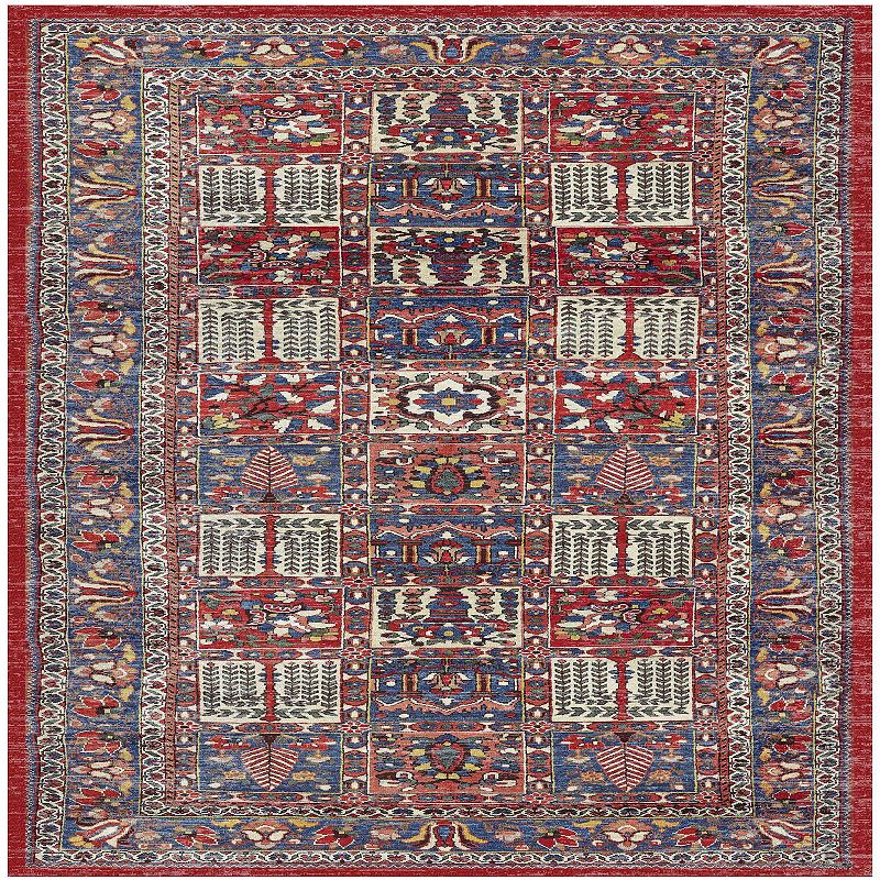 Nourison Fulton Vintage Persian Floral Non-slip Flatweave Indoor Rug