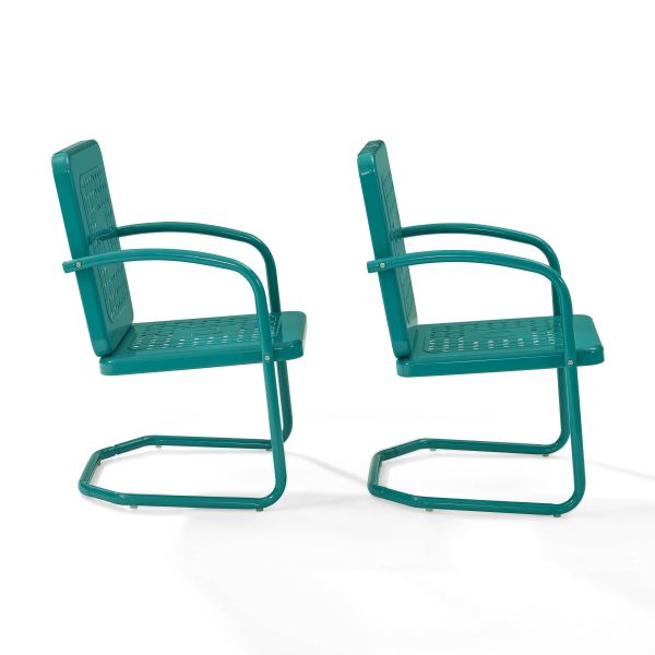 Bates 2Pc Outdoor Metal Armchair Set