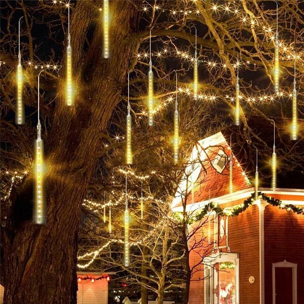 5pcs Meteor Shower Rain Lights 10 Tube Xmas Snowfall Outdoor Light Shopping - The Best Deals on String Lights | 40929017