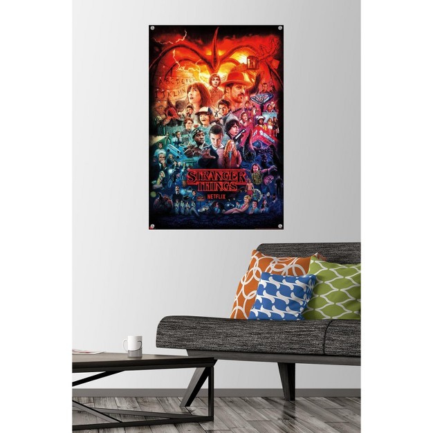 Trends International Netflix Stranger Things Three Seasons One Sheet Unframed Wall Poster Prints