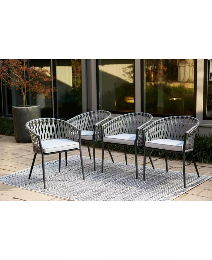 Signature Design By Ashley Palm Bliss Chair Set of 4