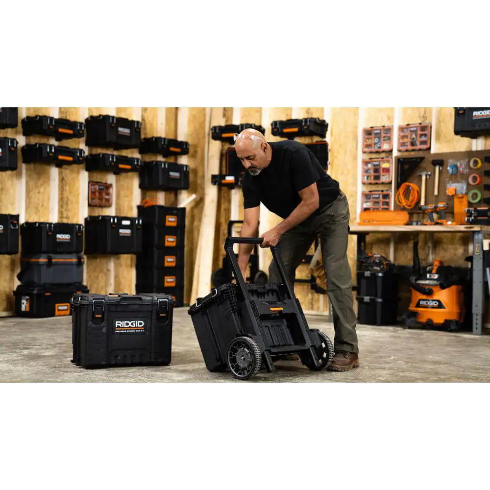 RIDGID 254073 2.0 Pro Gear System 22 in. XL Tool Box Storage and Organizer