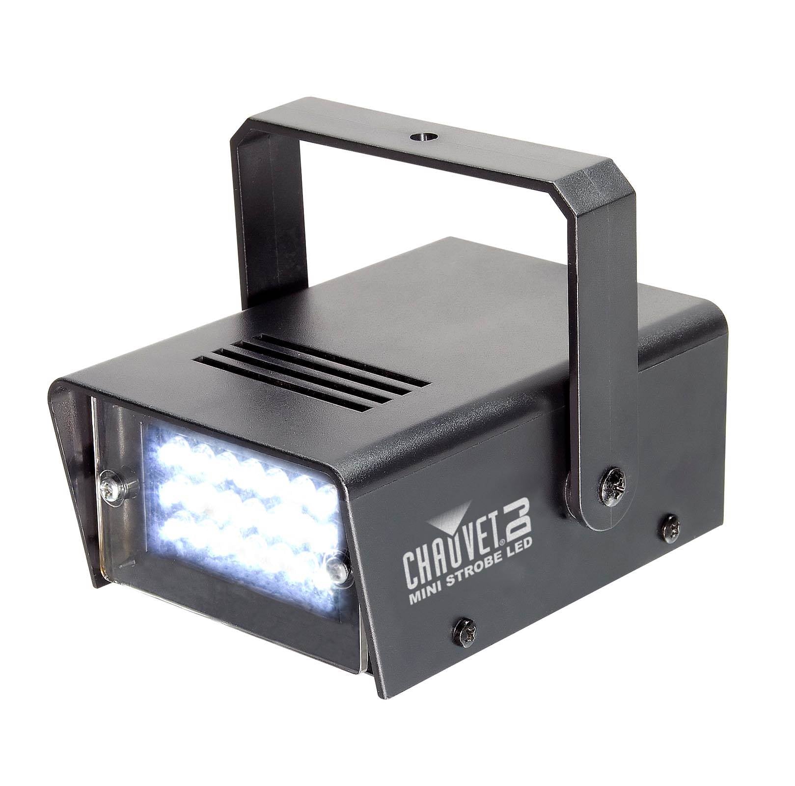 2) CHAUVET DJ CH730 Adjustable 1-12 Flash/Sec Mini Strobe LED Club Light Effects