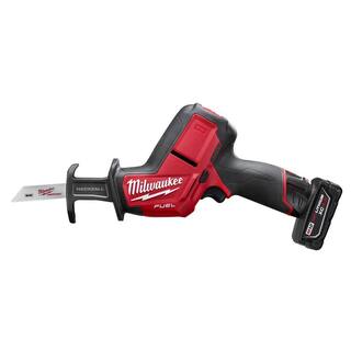 MW M12 FUEL 12V Lithium-Ion Brushless Cordless HACKZALL Reciprocating Saw Kit with M12 Multi-Tool 2520-21XC-2426-20