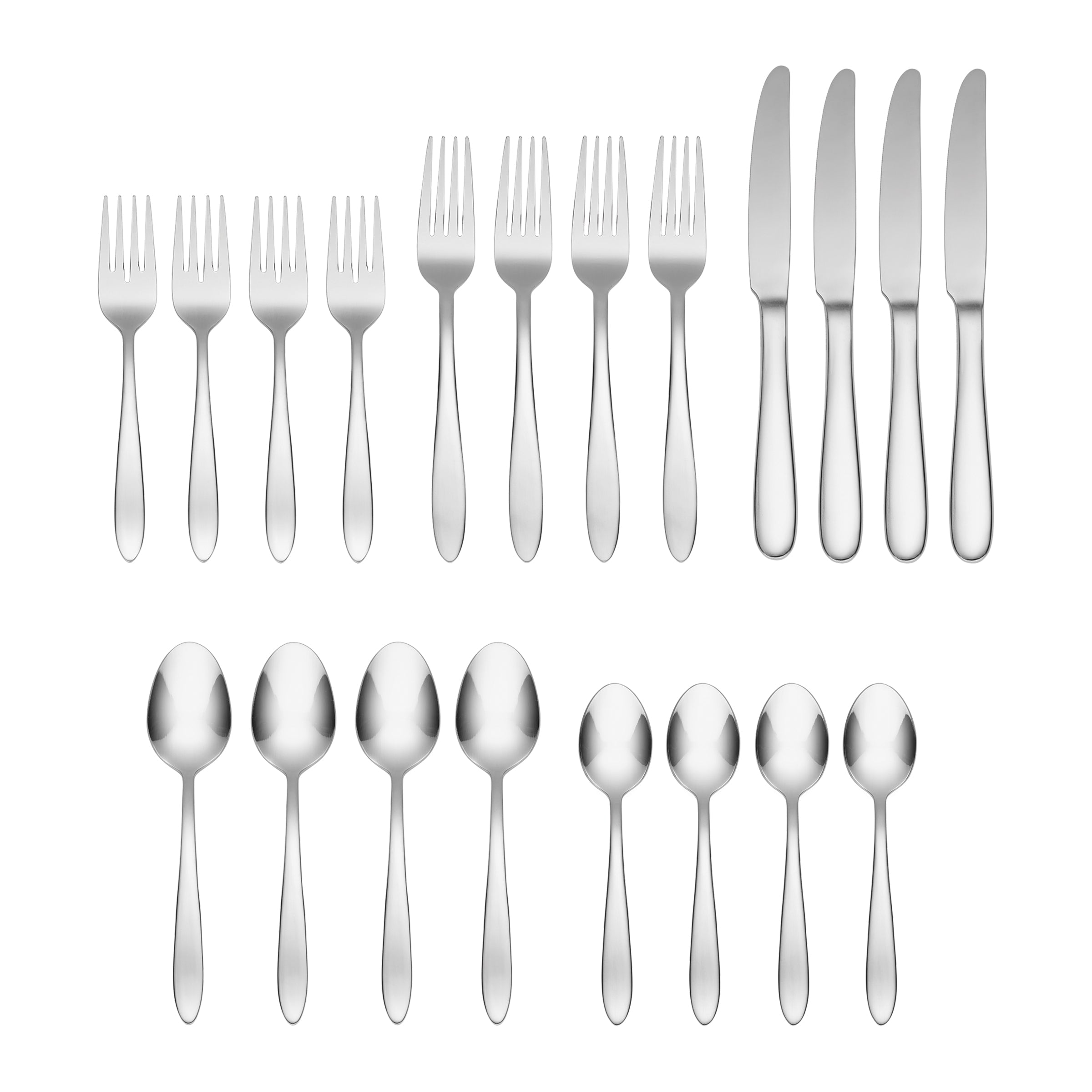 Mooncrest 20 Piece Everyday Flatware Set