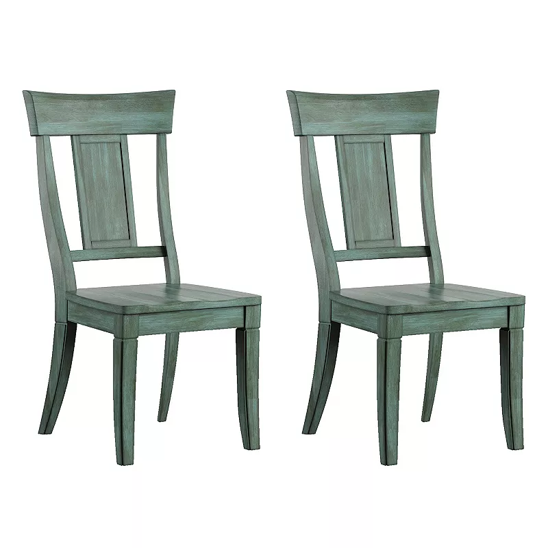 HomeVance Acorn Creek Wood Dining Chair 2-piece Set