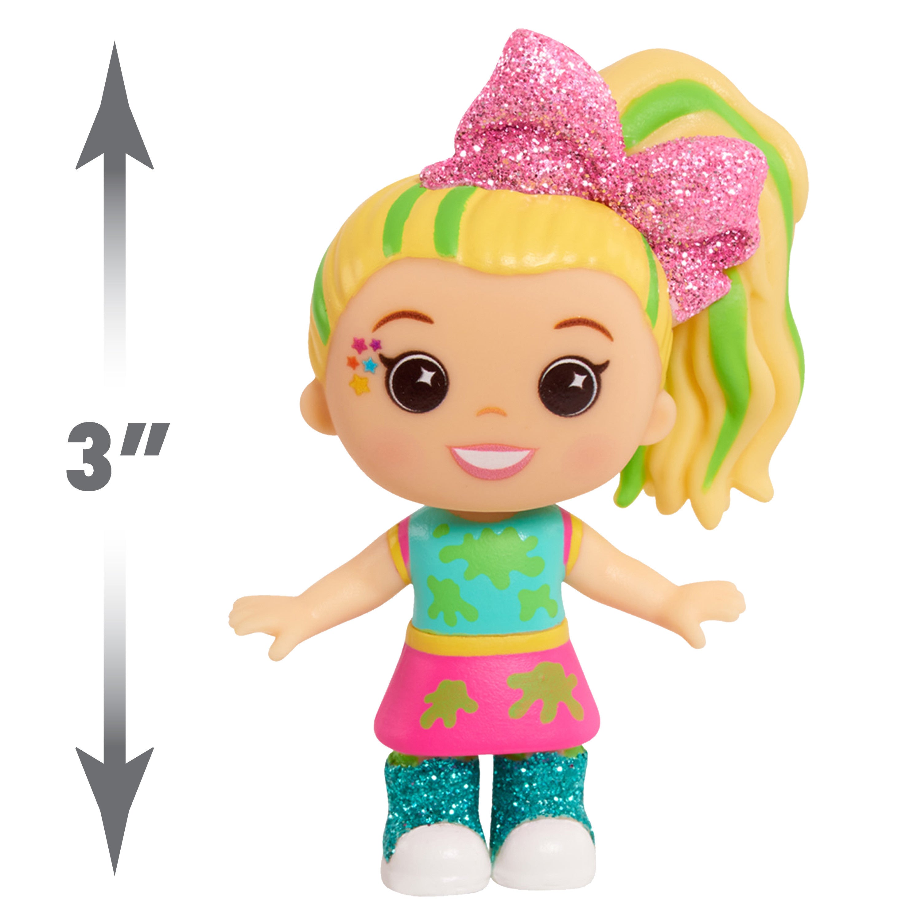 JoJo Siwa 3-Inch Tall 5 Piece Collectible Figures,  Kids Toys for Ages 3 Up, Gifts and Presents