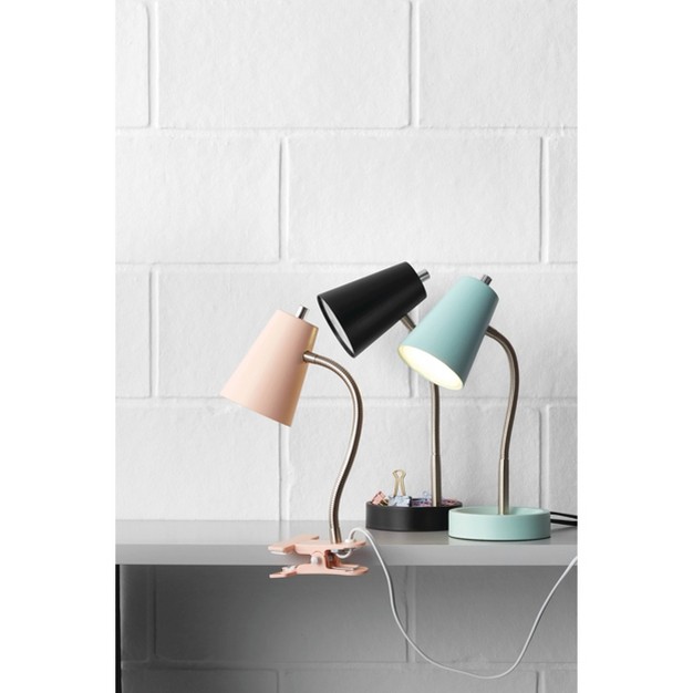 Clip Table Lamp Black includes Led Light Bulb