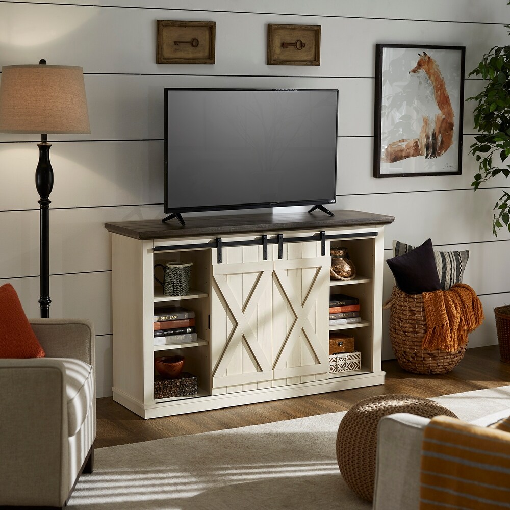 Walter Two Tone Finish TV Stand by iNSPIRE Q Classic