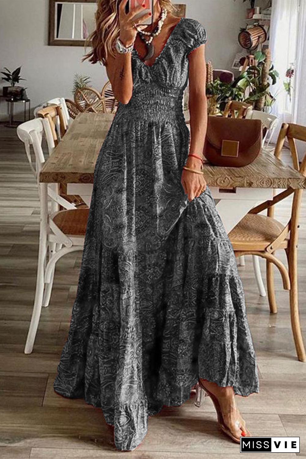 Endless Love Story Paisley Maxi Dress