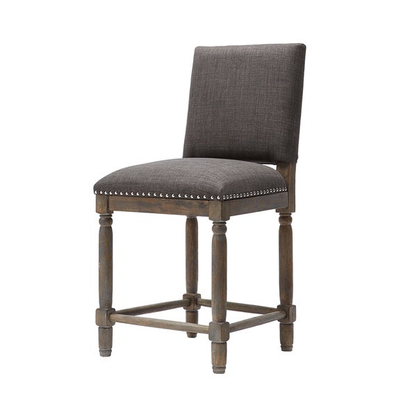 Madison Park Kagen Grey/ Reclaimed Grey Counter Stool - 19.25