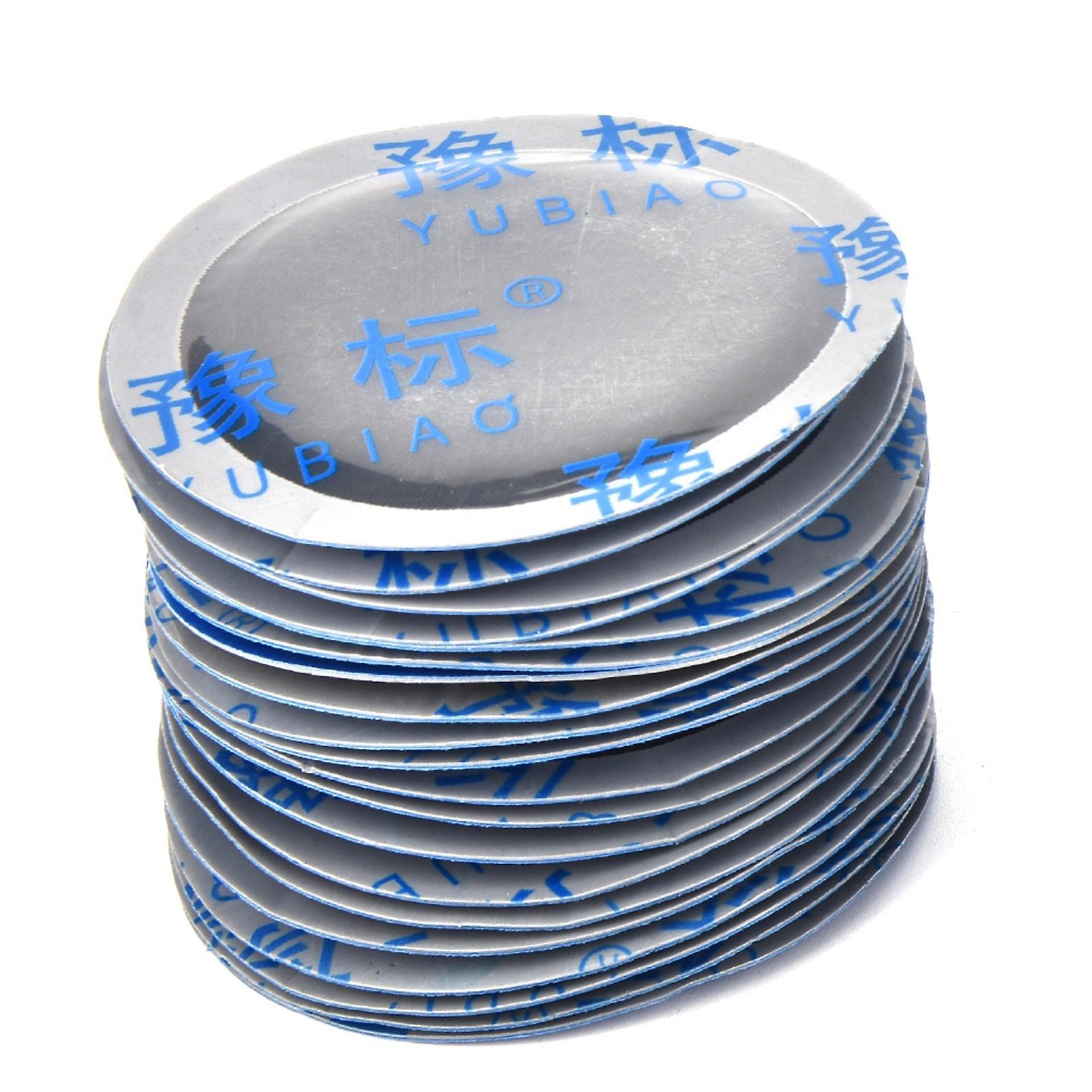 80pcs/box 58mm Car Round Natural Rubber Tire Tyre Puncture Repair Cold Patch Tubeless Patches