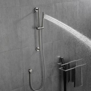 Utopia 4niture Krisha 1-Spray Eco-Performance Handheld Shower with Slide Bar in Brushed Nickel HATH3003NS