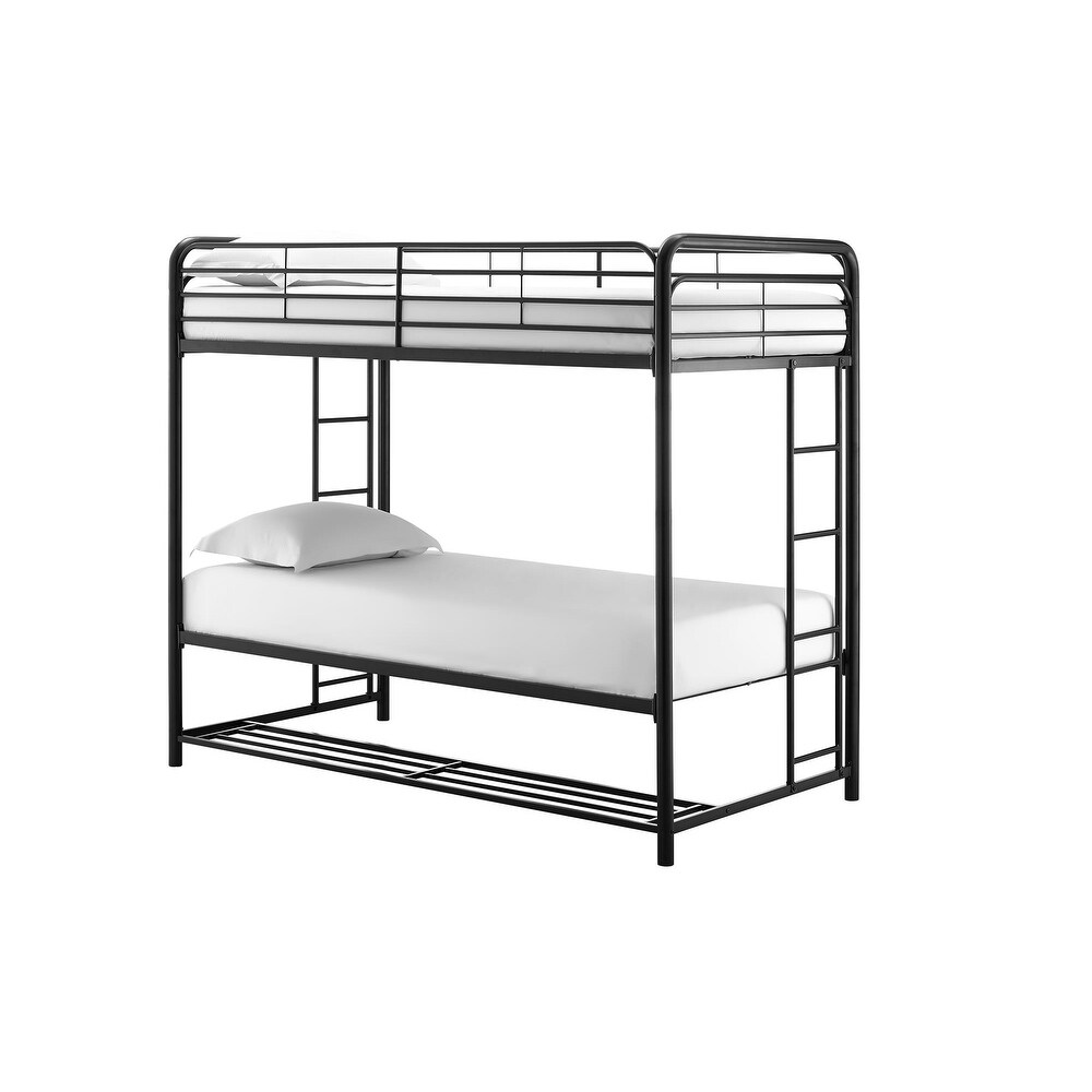 Avenue Greene Brisa Twin over Twin Bunk Bed with Storage Bins