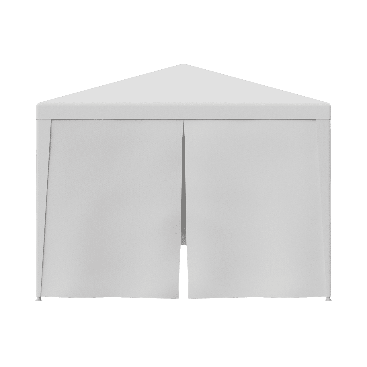 ZENSTYLE Patio Wedding Party Tent Set White Waterproof Canopy - 10 x 30' White