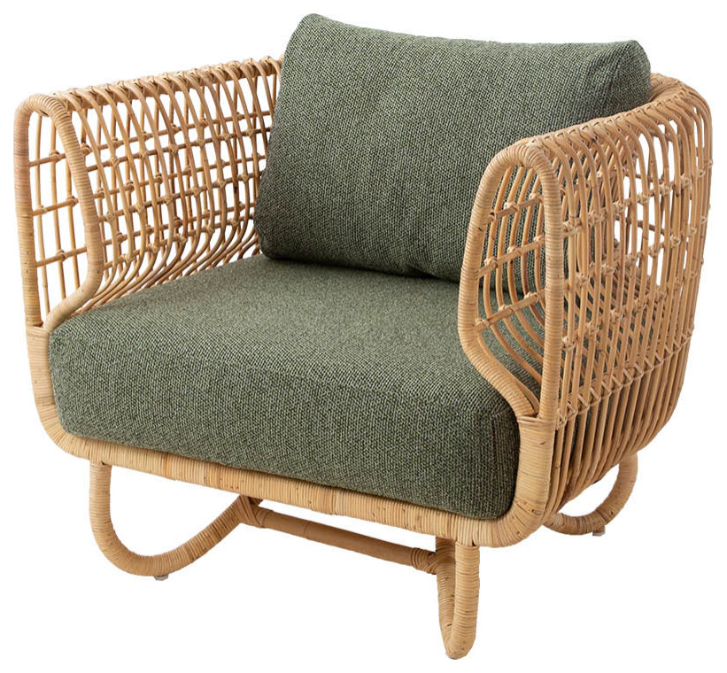 Cane line Nest lounge chair INDOOR  74211RU   Tropical   Armchairs And Accent Chairs   by Morning Design Group  Inc  Houzz