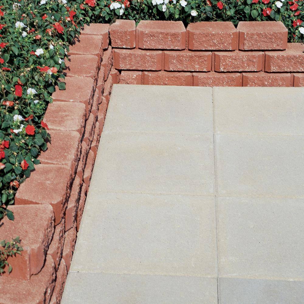 Pavestone 12 in. x 12 in. x 1.5 in. Pewter Square Concrete Step Stone 71200