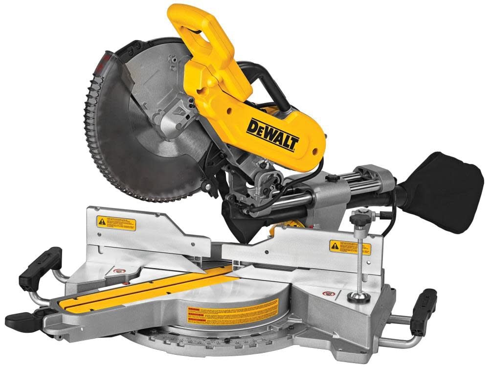 DW 12 Double Bevel Sliding Compound Miter Saw with Heavy Duty Miter Saw Stand DWS780DWX723 from DW