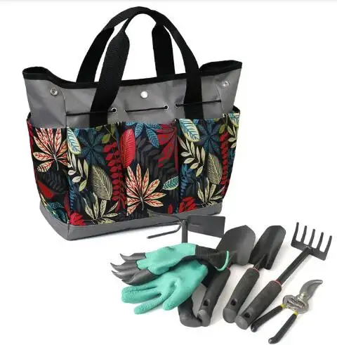 Vietnam made Garden Tote Tool Bags Gardening Tote Bag Outdoor Multi Pocket Garden Tool Kit Holder Bag Compact Hand Tool