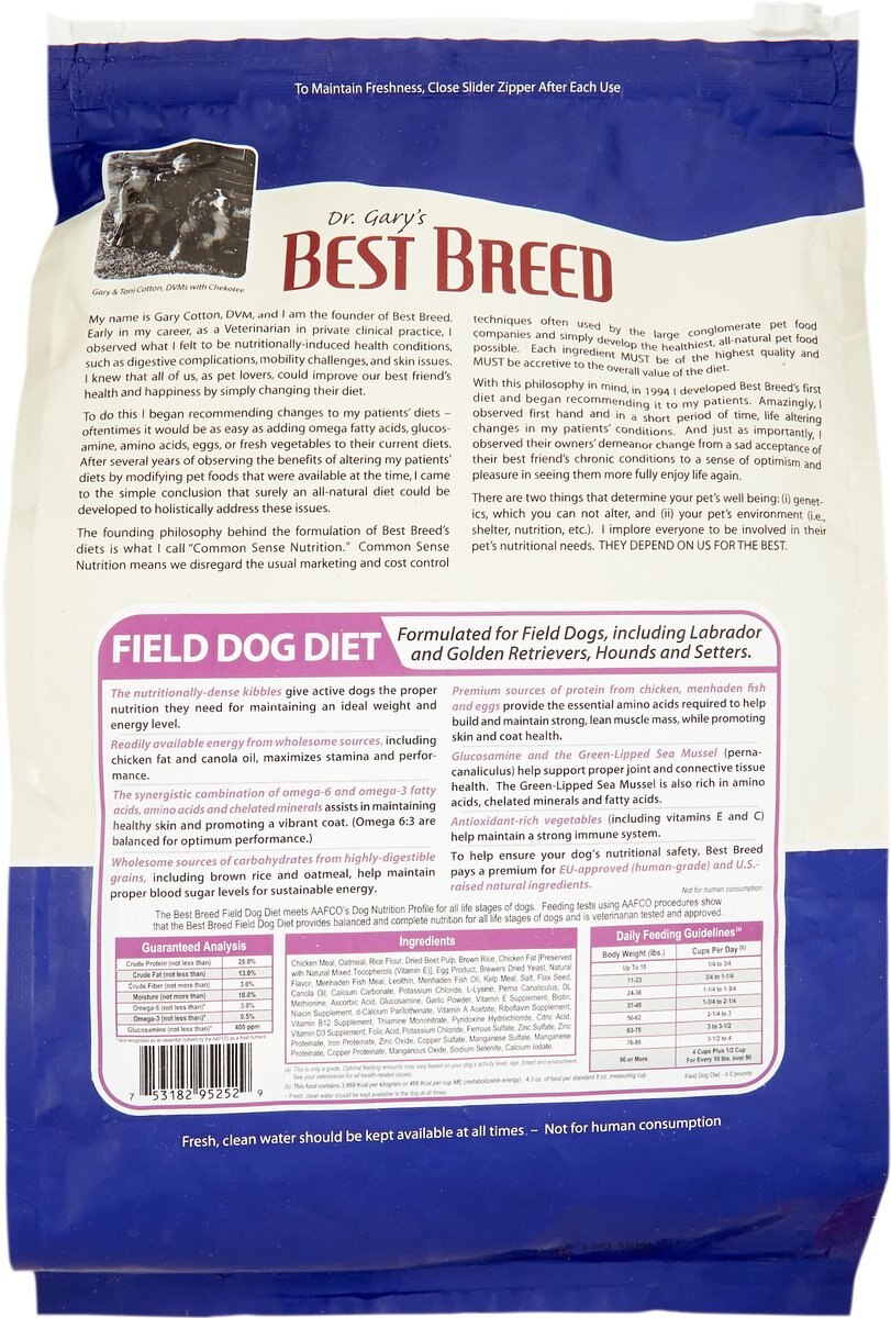 Dr. Gary's Best Breed Holistic Field Dry Dog Food