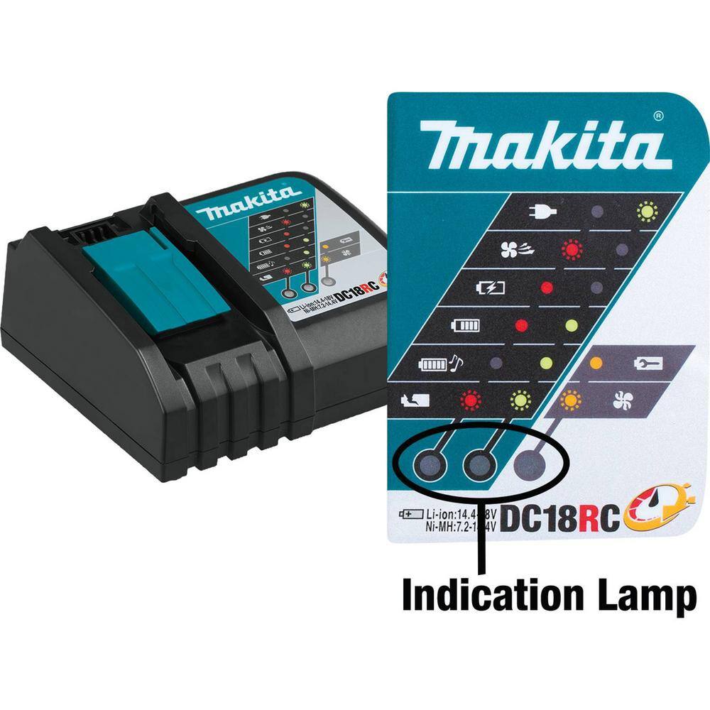 Makita 18V LXT Lithium-Ion 4.0 Ah Battery and Rapid Optimum Charger Starter Pack BL1840BDC2