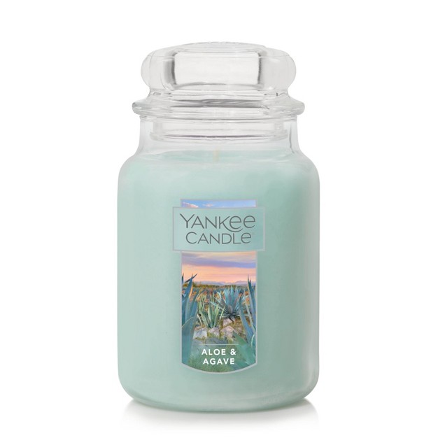 22oz Large Classic Under The Desert Sun Aloe And Agave Jar Yankee Candle