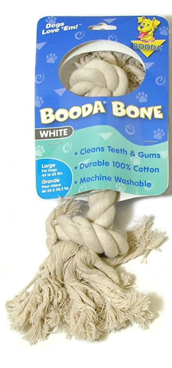 Booda 2 Knot Rope Dog Bone， Large