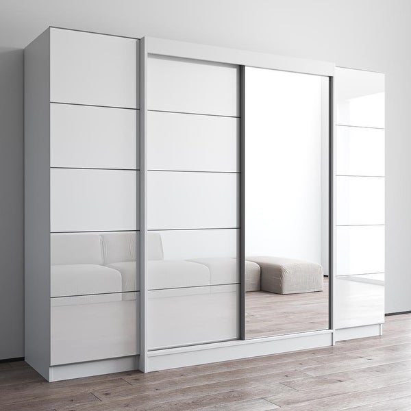 Aria 2D-EXEX Wardrobe with 1 Mirror - - 37844243