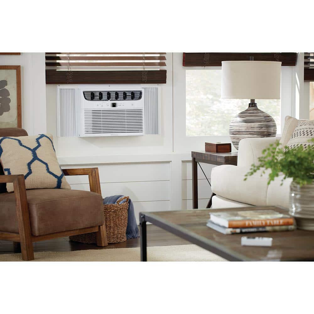 Frigidaire 10000 BTU WindowMounted Room Air Conditioner in White with WiFi