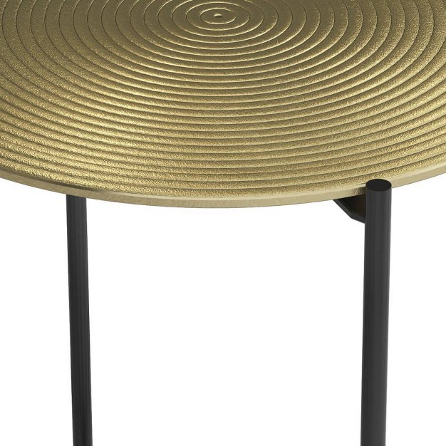 Medford Side Table Gold brass Wyndenhall