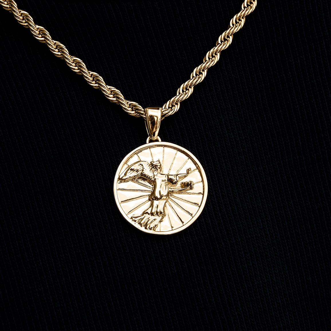 Nike Crowning Coin Pendant