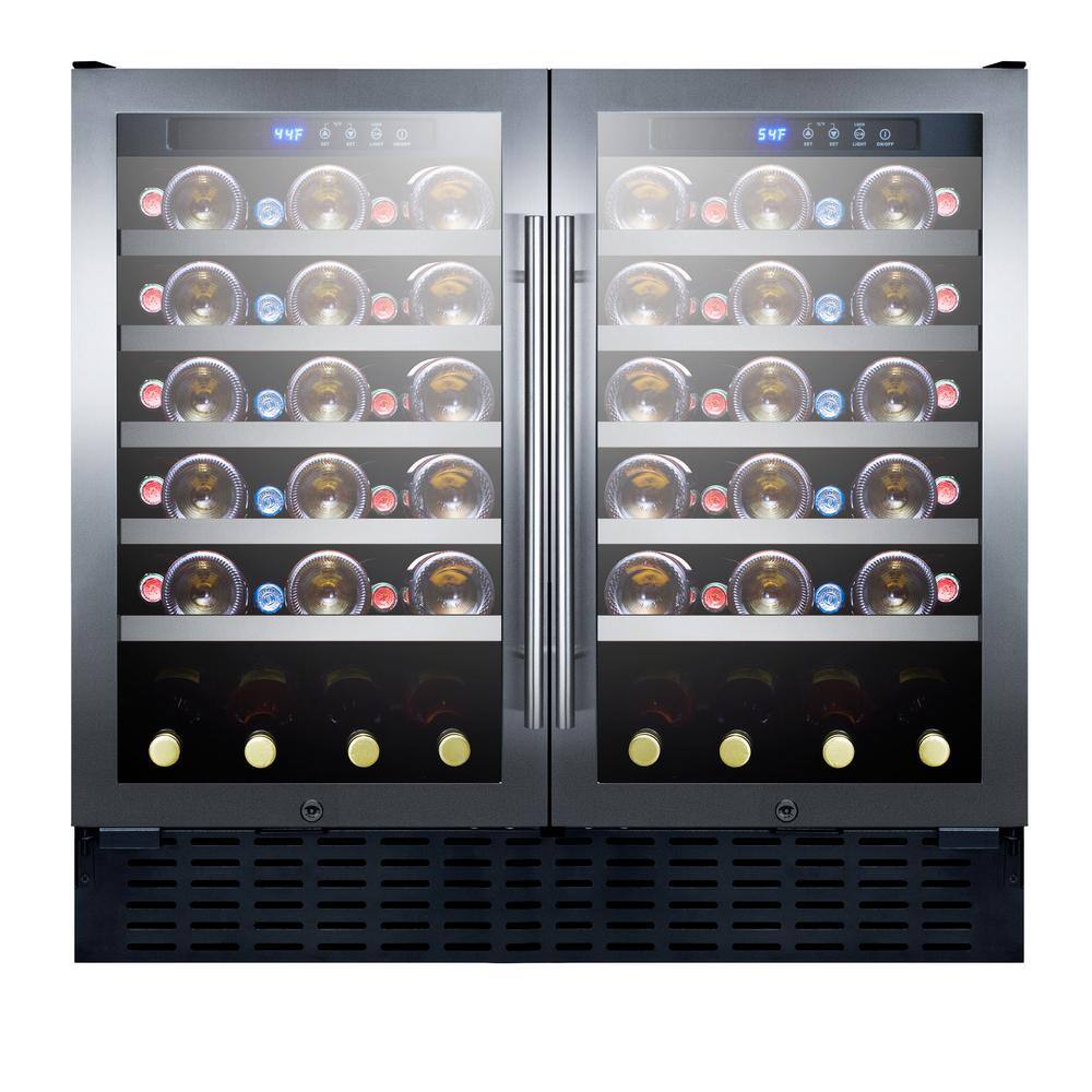 Summit Appliance 68-Bottle Dual Zone Convertible Wine Cellar SWC3668