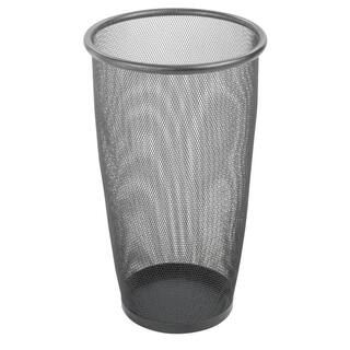 Safco 9 Gal. Round Mesh Wastebasket SAF9718BL