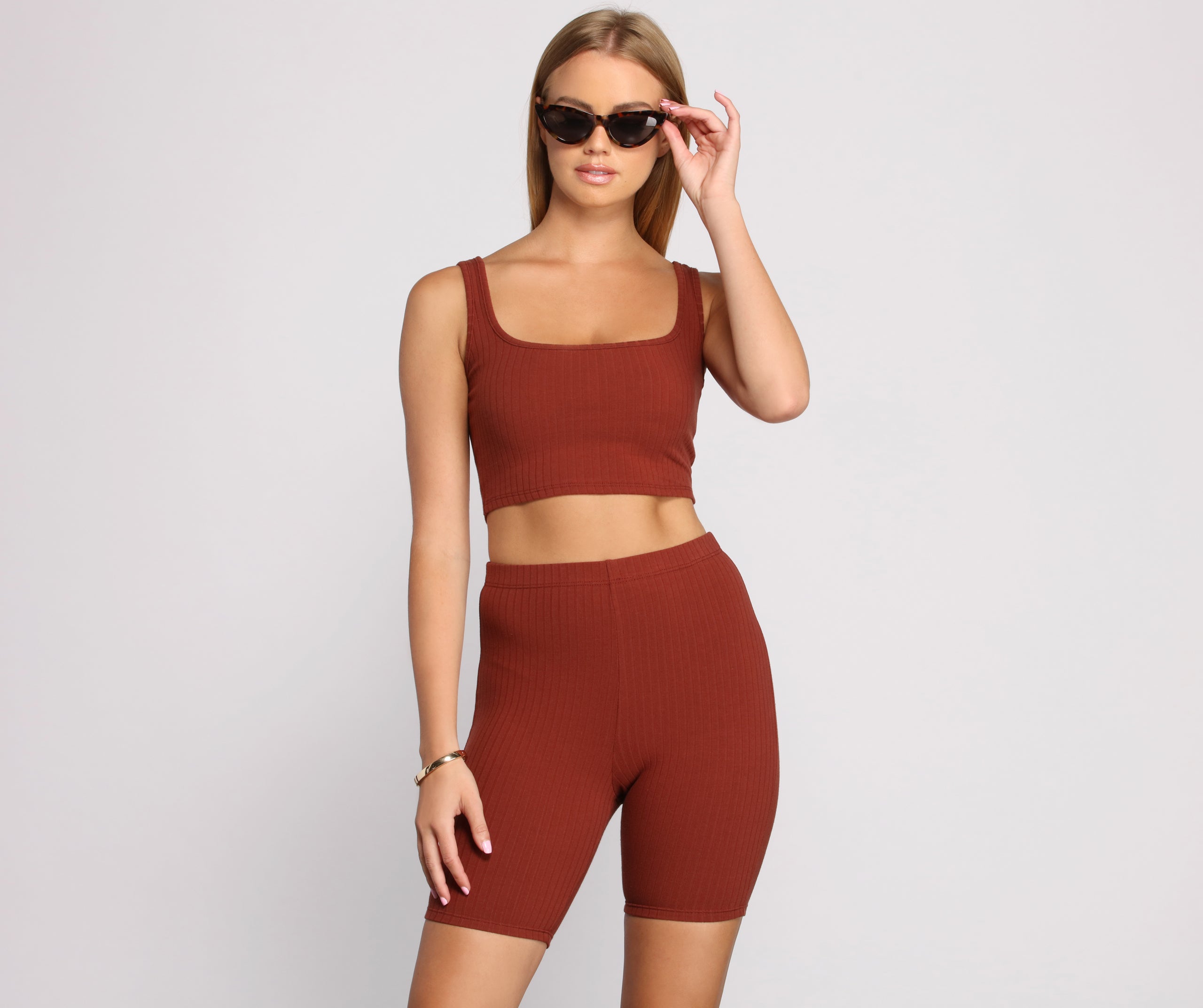 That Basic Life Ribbed Crop Top