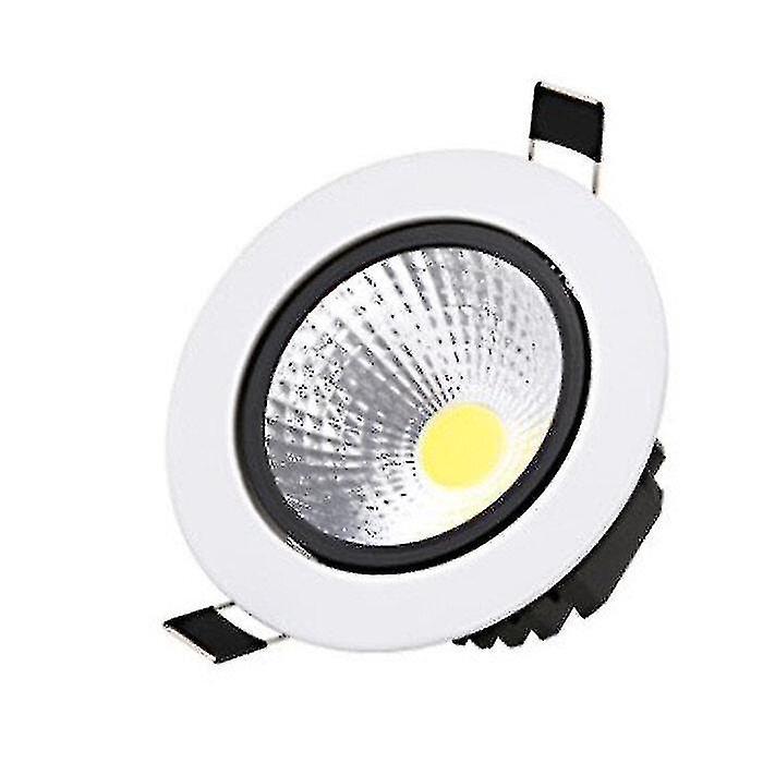 12w Non-dimmable Cob Led Recessed Ceiling Light Fixture Down Light Kit